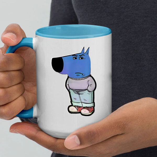 A blue Chill Guy I Am Just A Chill Guy Funny Mug1