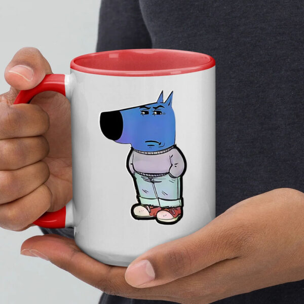 A blue Chill Guy I Am Just A Chill Guy Funny Mug6