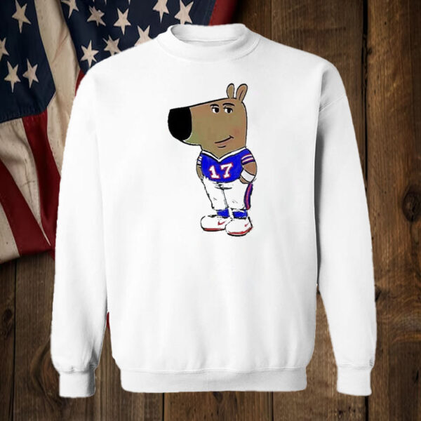 Awesome Chill Guy Dog Buffalo Bills T-Shirt1