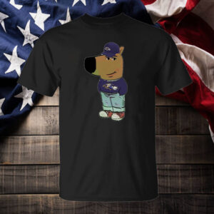 Baltimore Ravens chill guy meme T-Shirt2