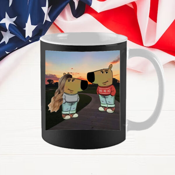 Chill Guy And Chill Girl Meme Mug