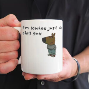 Chill Guy Dog I’m Lowkey Just A Chill Guy Mug2