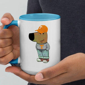 Chill Guy Dog Tennessee Volunteers Mug1