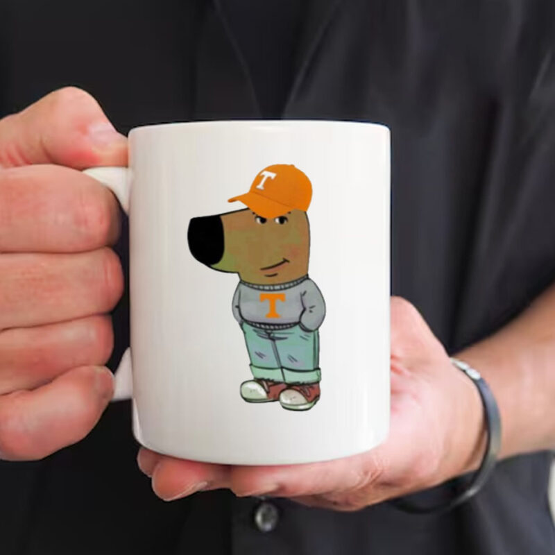 Chill Guy Dog Tennessee Volunteers Mug2