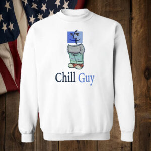 Chill Guy ,Mac OS Retro Computer Chill Guy Dog Meme Parody T-Shirt1