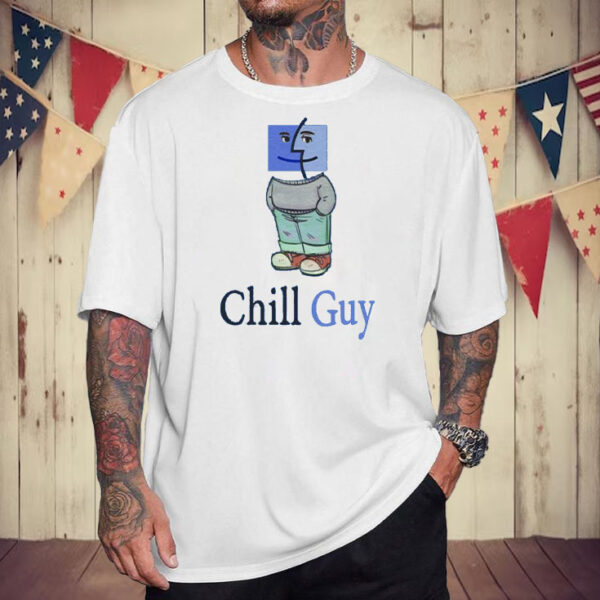 Chill Guy ,Mac OS Retro Computer Chill Guy Dog Meme Parody T-Shirt6