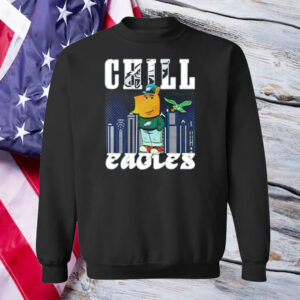 Chill guy dog Philadelphia Eagles T-Shirt