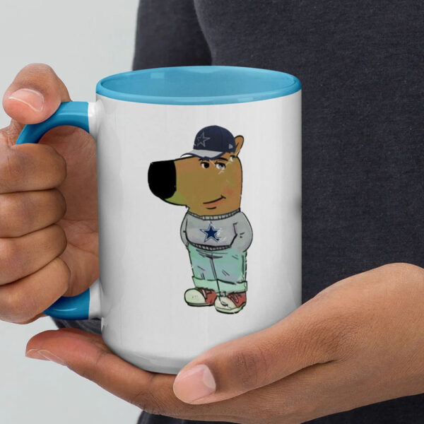 Dallas Cowboys chill guy meme Mug1