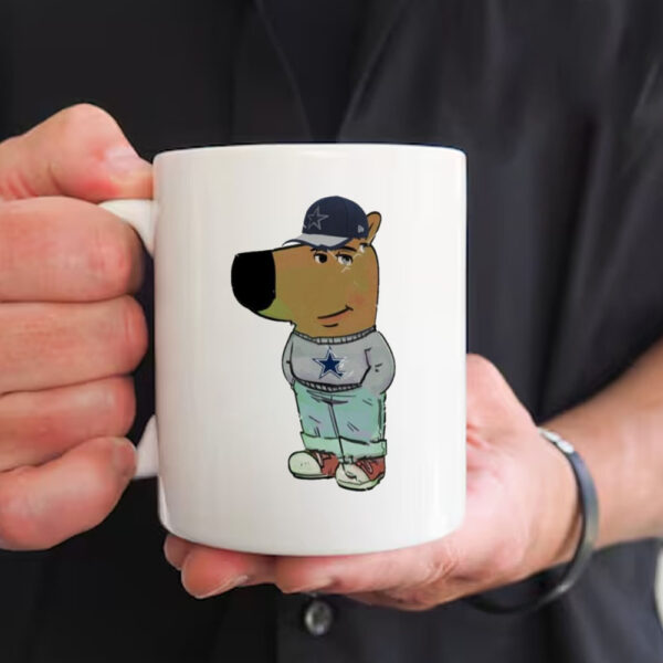 Dallas Cowboys chill guy meme Mug2