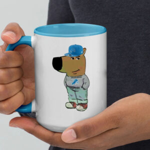 Detroit Lion chill guy meme Mug