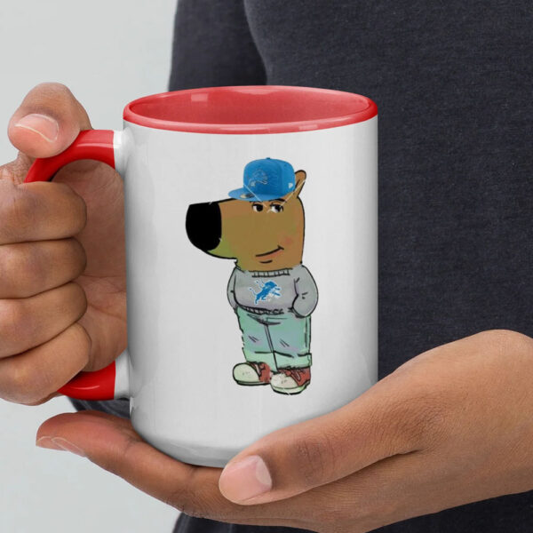 Detroit Lion chill guy meme Mug2