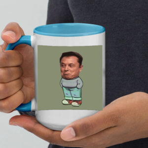 Elon Musk Chill Guy Mug1