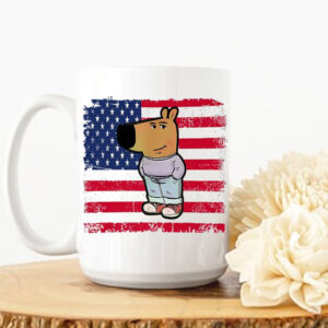 I Am Just A Chill Guy USA flag funny chill guy meme Mug