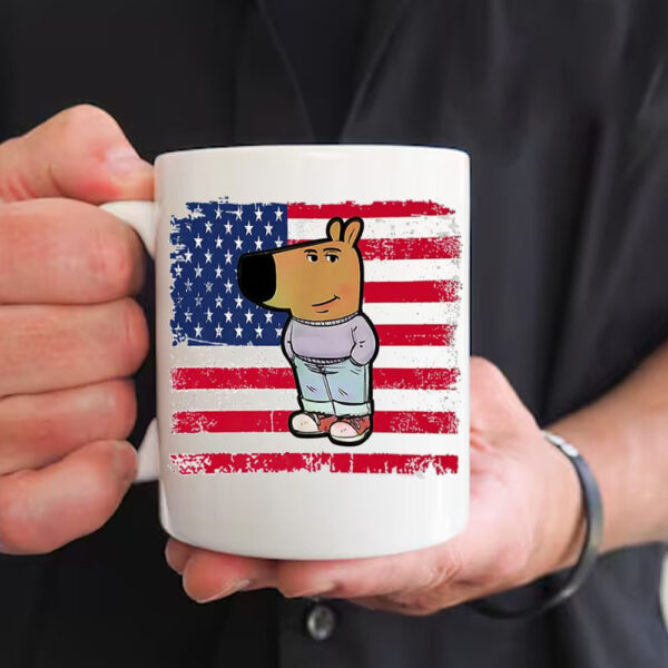 I Am Just A Chill Guy USA flag funny chill guy meme Mug2