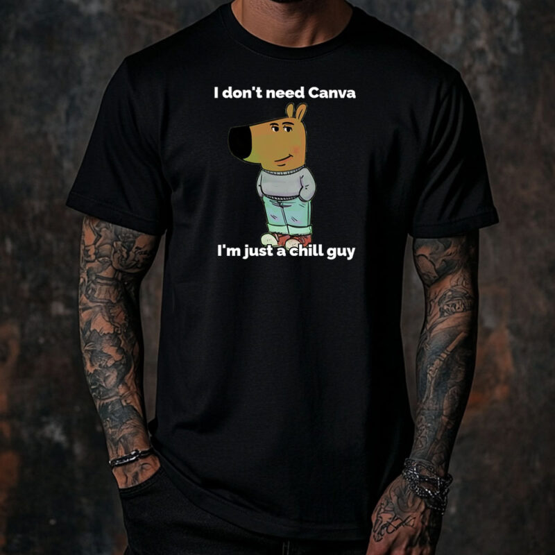 I Donn't Need Canva ,I'm Just A Chill Guy Shirt ,Sweatshirt ,Hoodie4