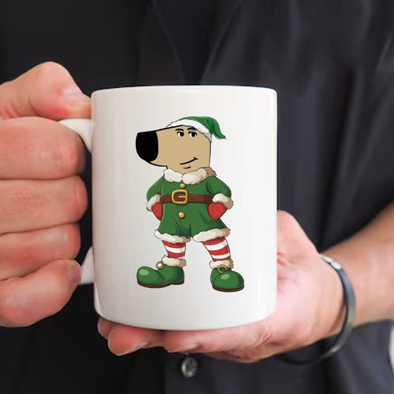 I’m just chill guy Elf dress Christmas Mug1