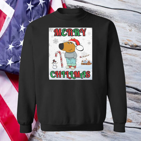 Just A Chill Guy Merry Christmas T-Shirt