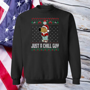 Just A Chill Guy Ugly Christmas T-Shirt