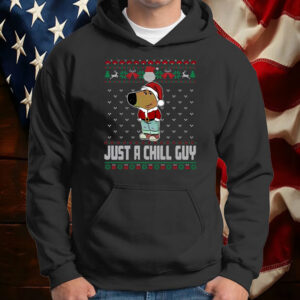 Just A Chill Guy Ugly Christmas T-Shirt4