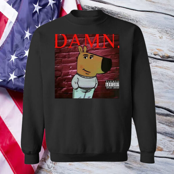 Just A Chill Guy Vibing On Damn Music Album By Kendrick Lamar Funny T-Shirt