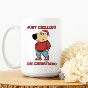 Just chilling on the Christmas Chill guy Mug