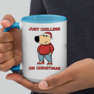 Just chilling on the Christmas Chill guy Mug1