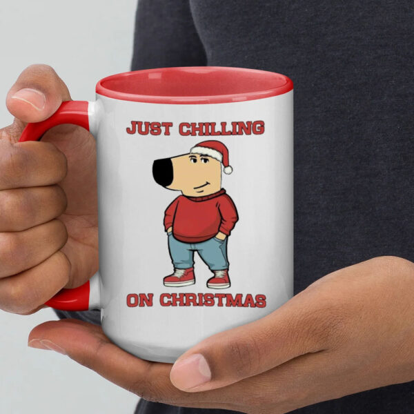 Just chilling on the Christmas Chill guy Mug6