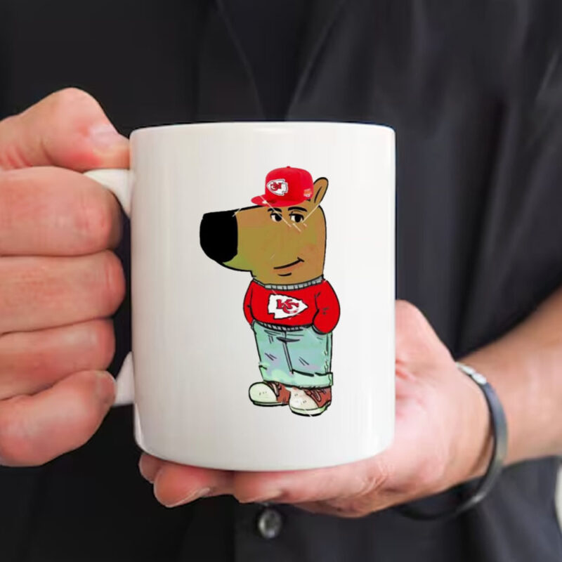 Kansas City Chiefs chill guy meme Mug1