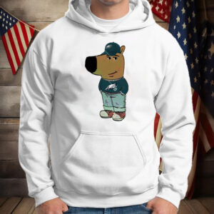 Philadelphia Eagles Chill Guy Meme T-Shirt2