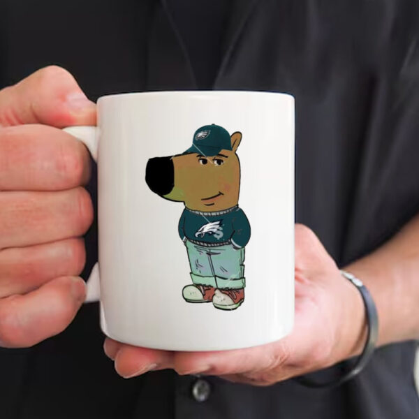 Philadelphia Eagles chill guy meme Mug2