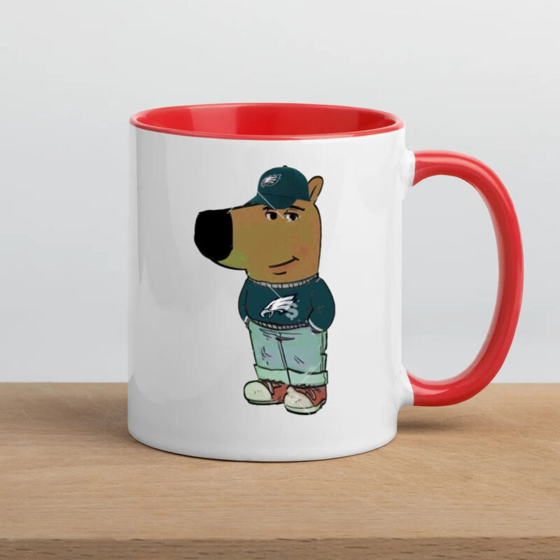 Philadelphia Eagles chill guy meme Mug6