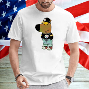 Pittsburgh Steelers chill guy meme T-Shirt2