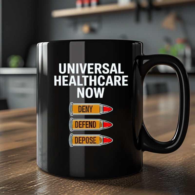 2024 Luigi Mangione Universal Healthcare Now Deny Defend Depose Mug