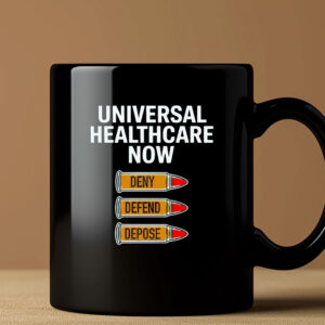 2024 Luigi Mangione Universal Healthcare Now Deny Defend Depose Mug