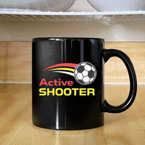 Active Shooter Soccer Ball Mugv