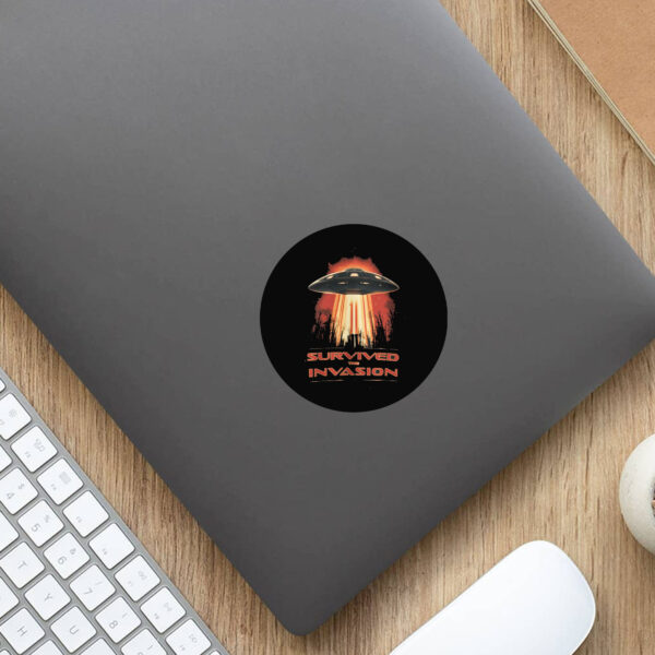 Alien Invasion Sticker