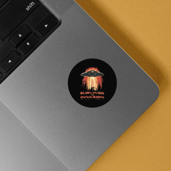 Alien Invasion Sticker