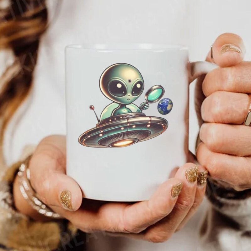 Alien Spaceship Mug