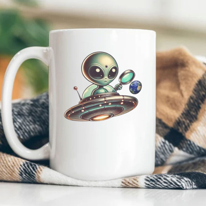 Alien Spaceship Mug