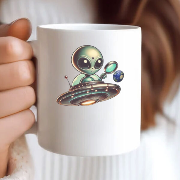 Alien Spaceship Mug