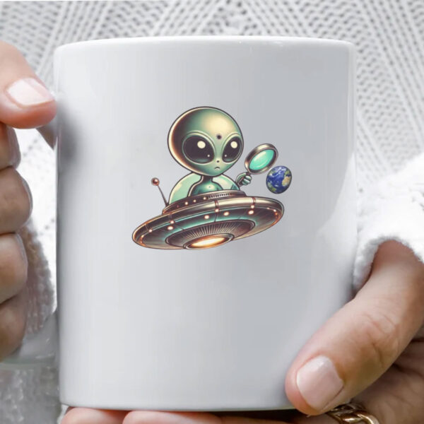 Alien Spaceship Mug