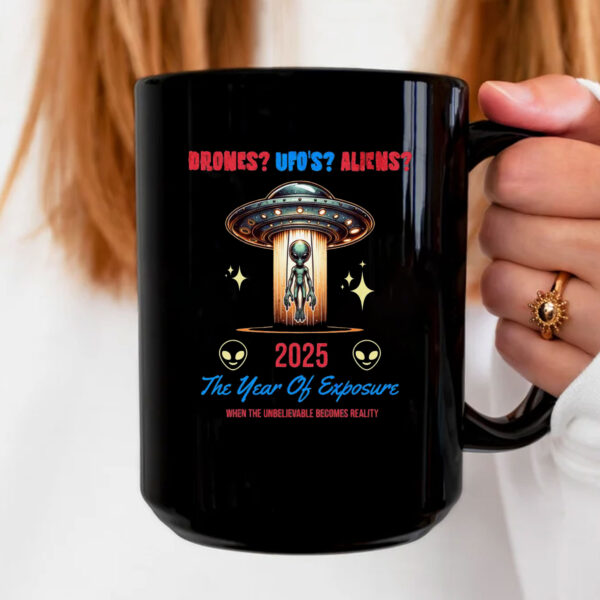 Aliens UFOs Drones NJ Mug