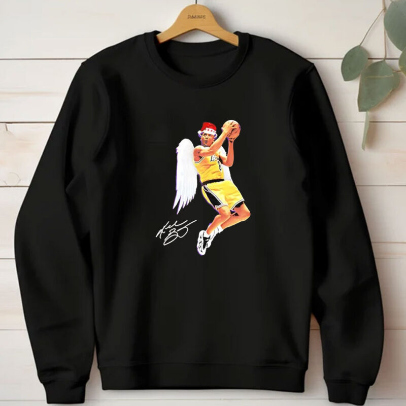 Angel Kobe christmas signature T-shirt