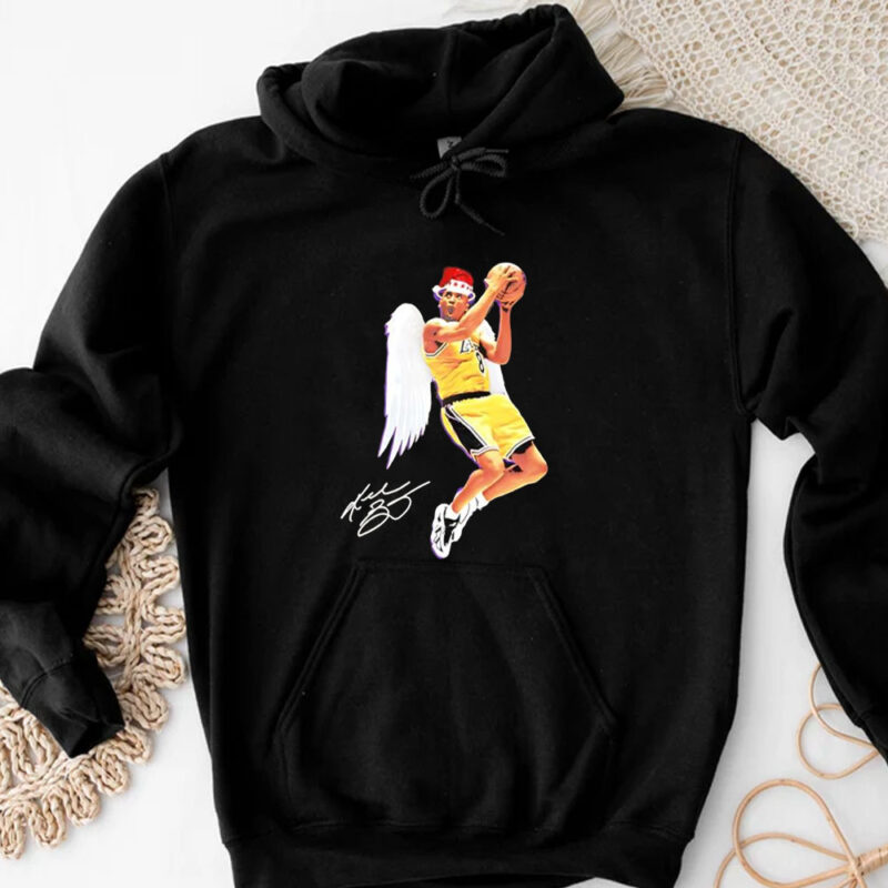 Angel Kobe christmas signature T-shirt