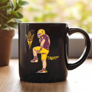 Arizona State Football Cam Skattebo Superstar Pose Mug1