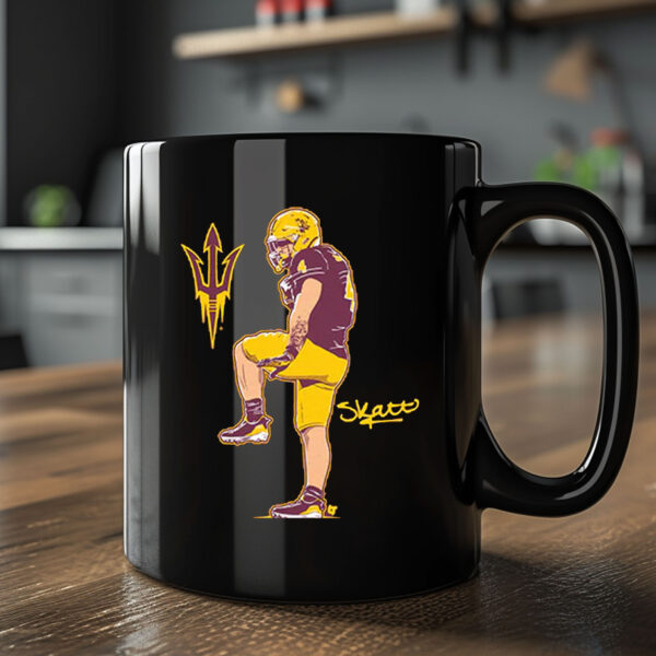 Arizona State Football Cam Skattebo Superstar Pose Mug2