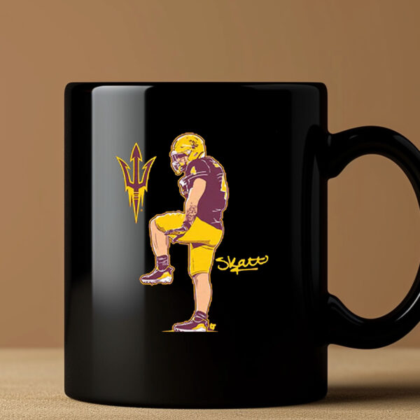 Arizona State Football Cam Skattebo Superstar Pose Mug3