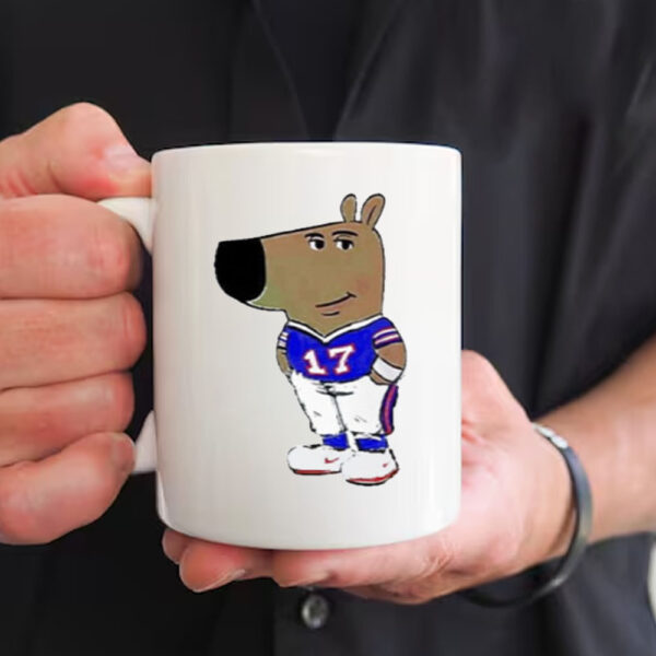 Awesome Chill Guy Dog Buffalo Bills Mug1