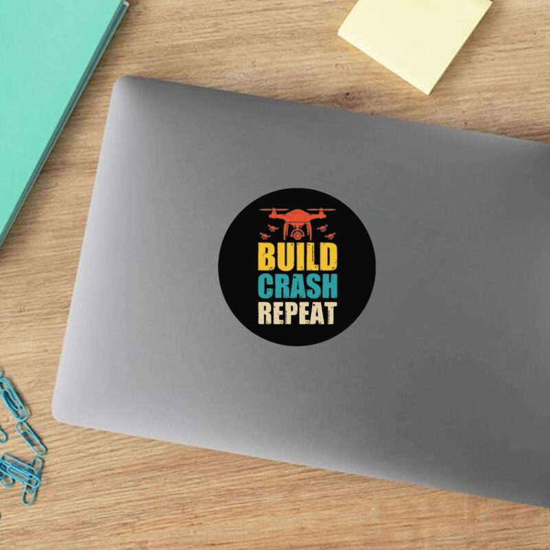 Build Crash Repeat Sticker