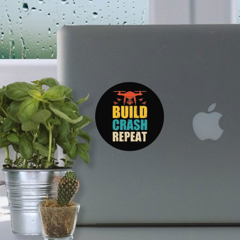 Build Crash Repeat Sticker